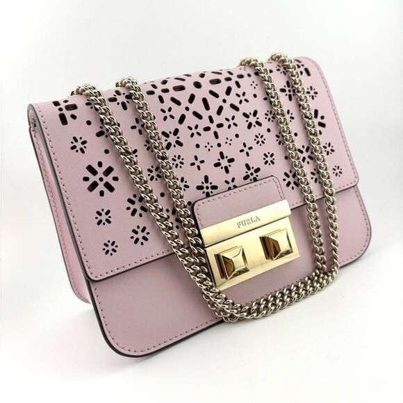 Lavender Furla Shoulder / Crossbody Bag EUC RARE - Picture 14 of 14